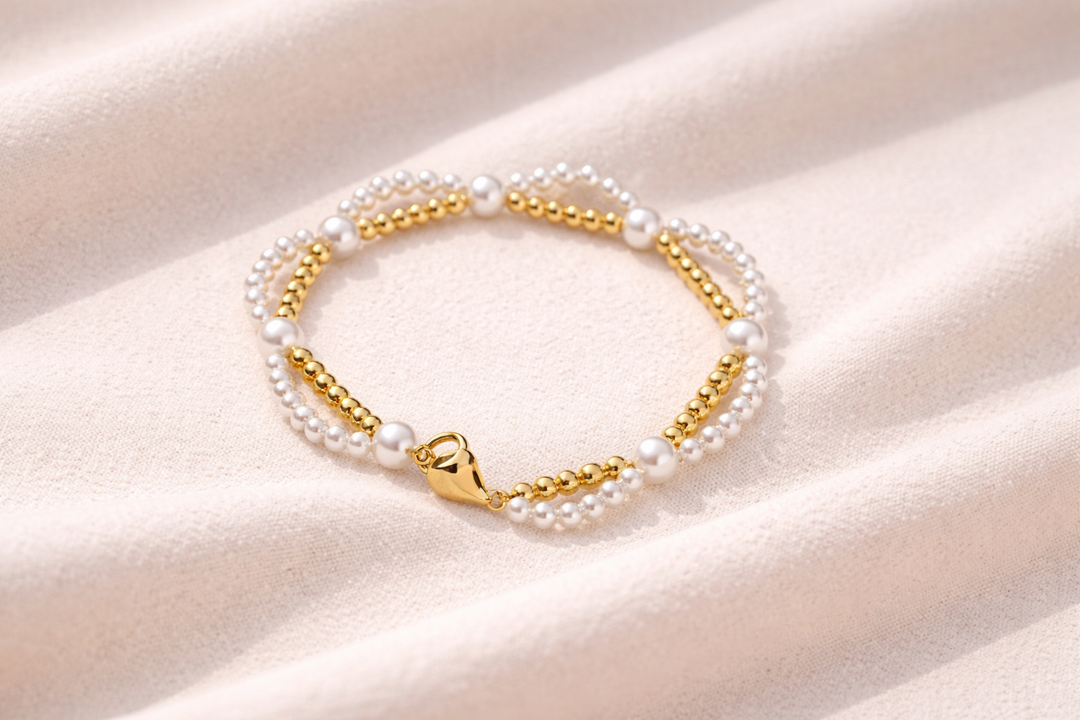Gold Pearl Elegance Bracelet ✨”
