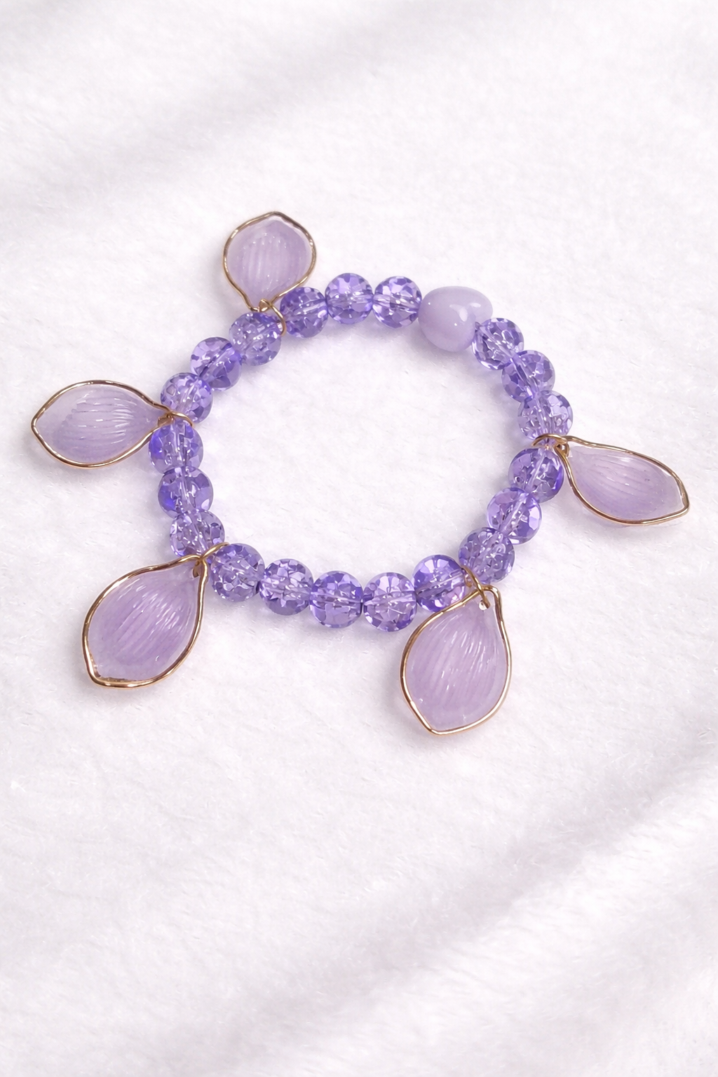 Lavender Charm Bracelet