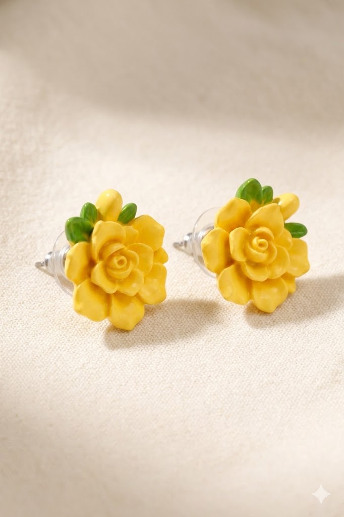 Sunshine Bloom Floral Earrings